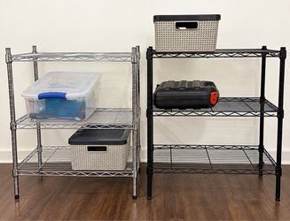 3-Tier  Steel Wire Shelving Unit
