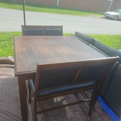 Wood Countertop Height Kitchen Table