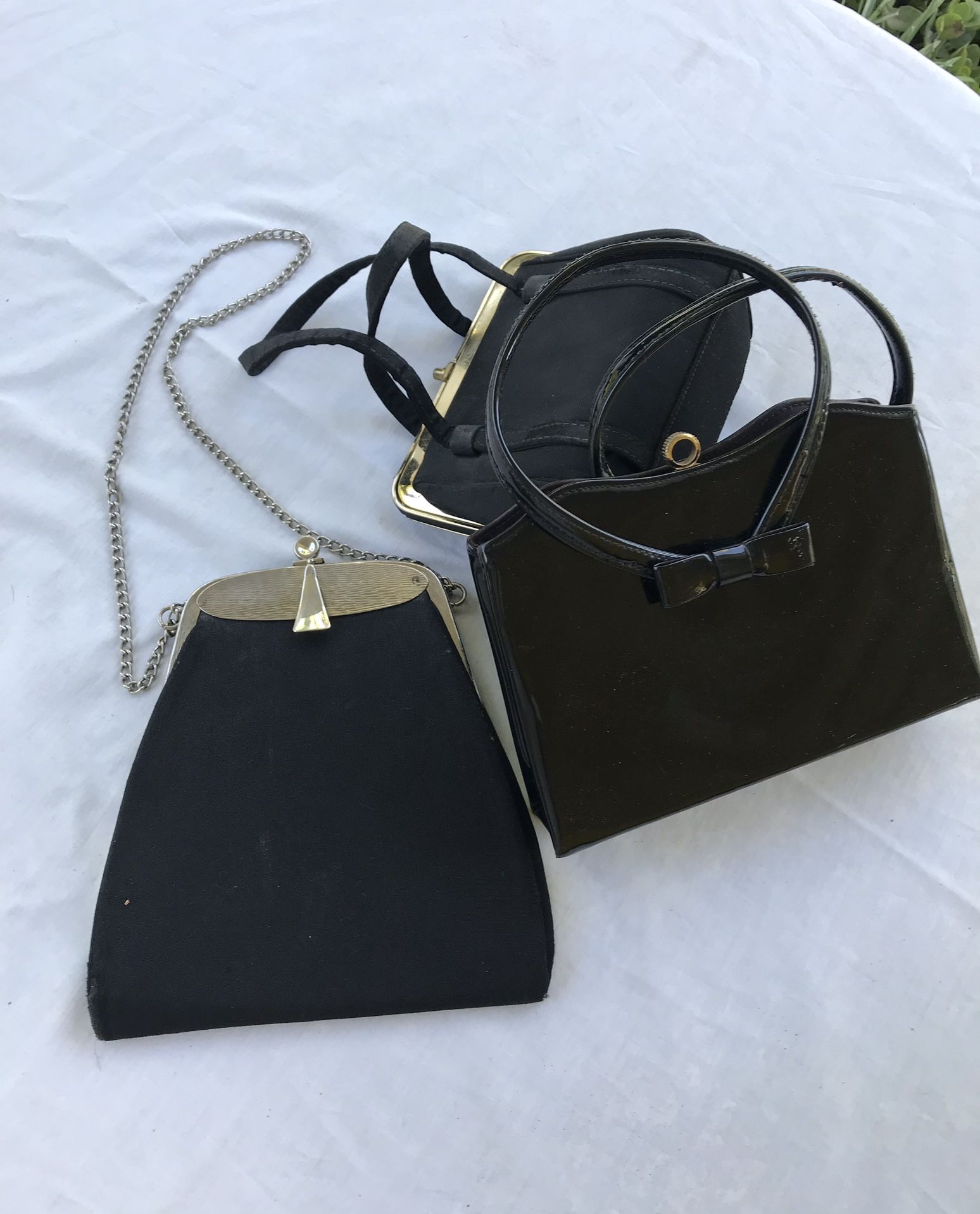 1930s Art Deco PURSE & two 1950s Purses * Lot of 3