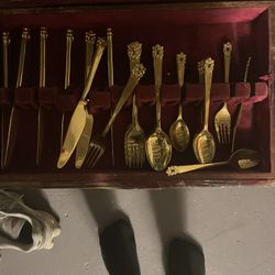Vintage 18k Gold Utensils 