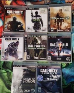 Call of duty games - ps3 games, $10 each