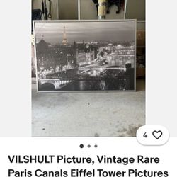 Paris Skyline Canvas - Vilshult