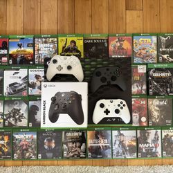 Xbox One Series X (1TB) + 4 Controllers + 28 Games 