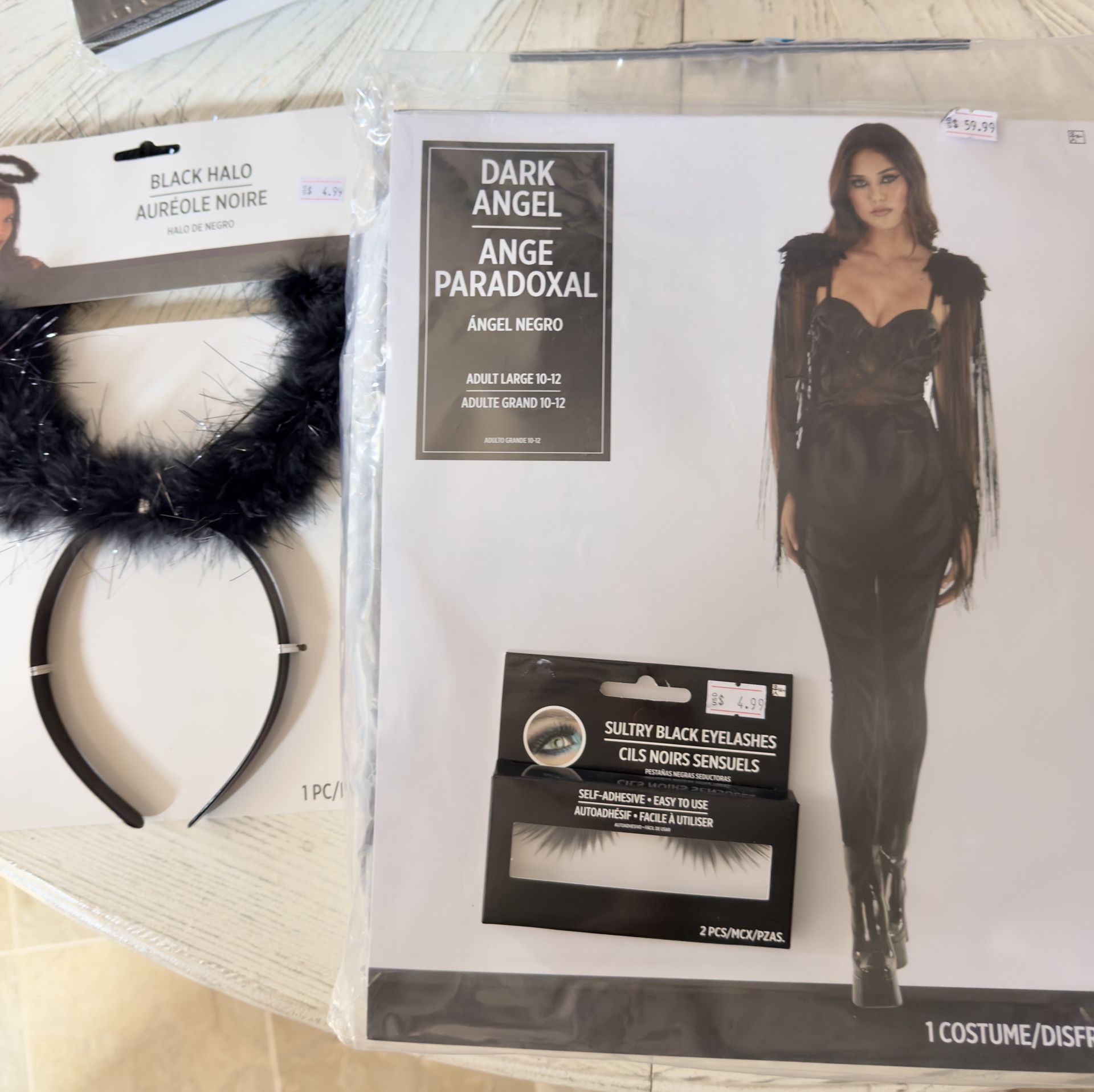 Dark Angel Costume Bundle, size large. All items are new!