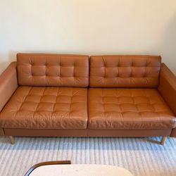 IKEA LEATHER SOFA 