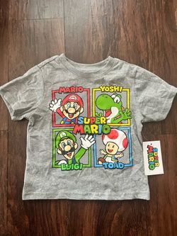 2T Super Mario tshirt kids