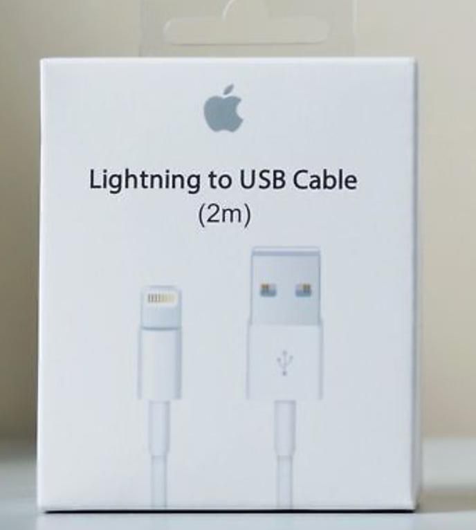 iPhone cable one Lightning Cable 2m 6ft Charging Cord Authentic OEM