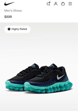 NIKE LIQUID MAX BRAND NEW SIZE 11 BLUE TURQUOISE