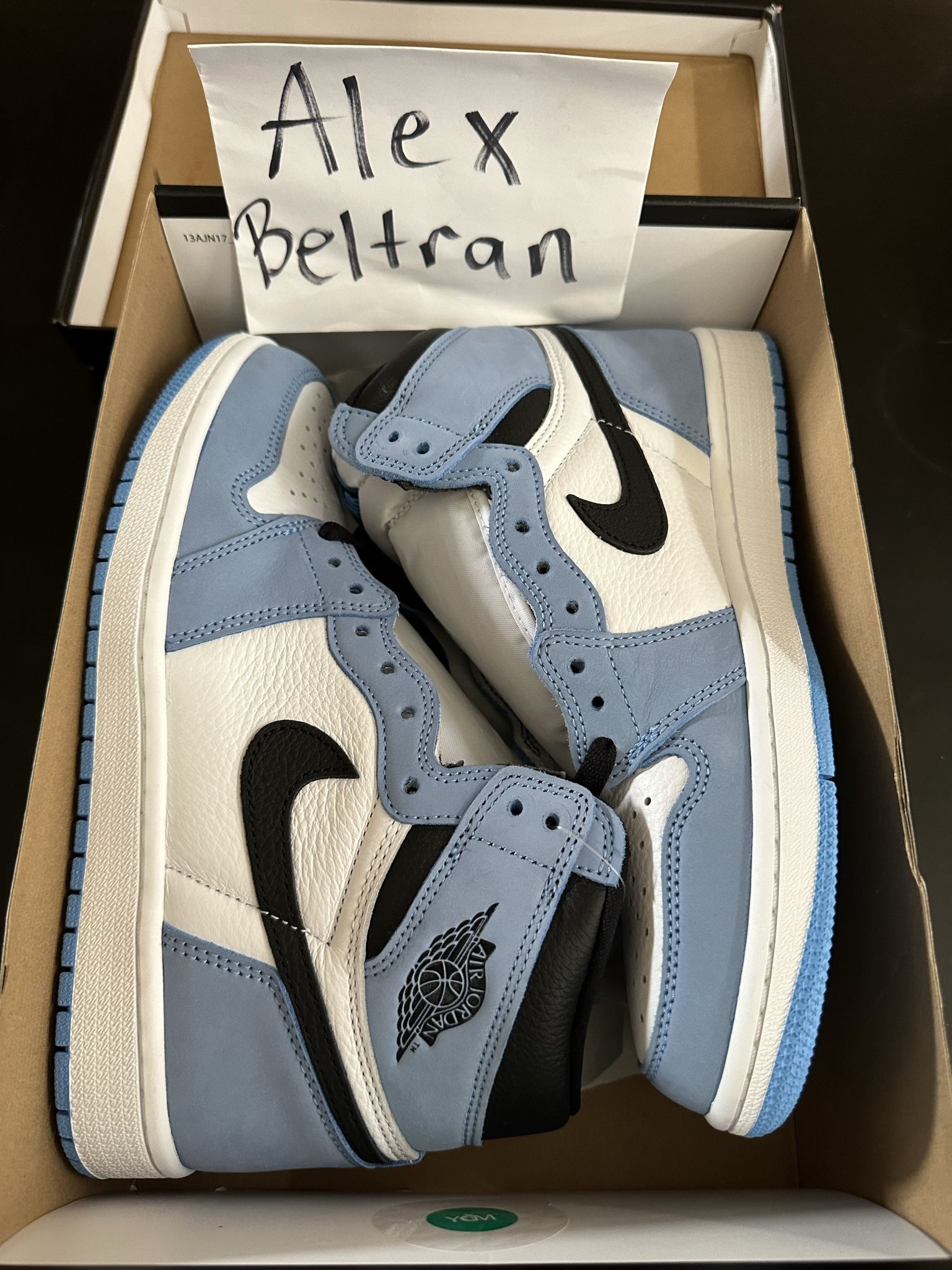 Air Jordan 1 University Blue Size 8.5 (Brand new)