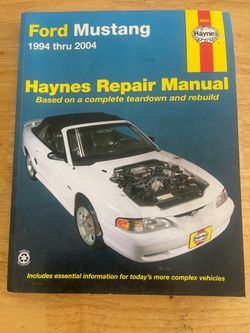 Haynes Repair Manuel 1994 through 2004 Ford Mustang