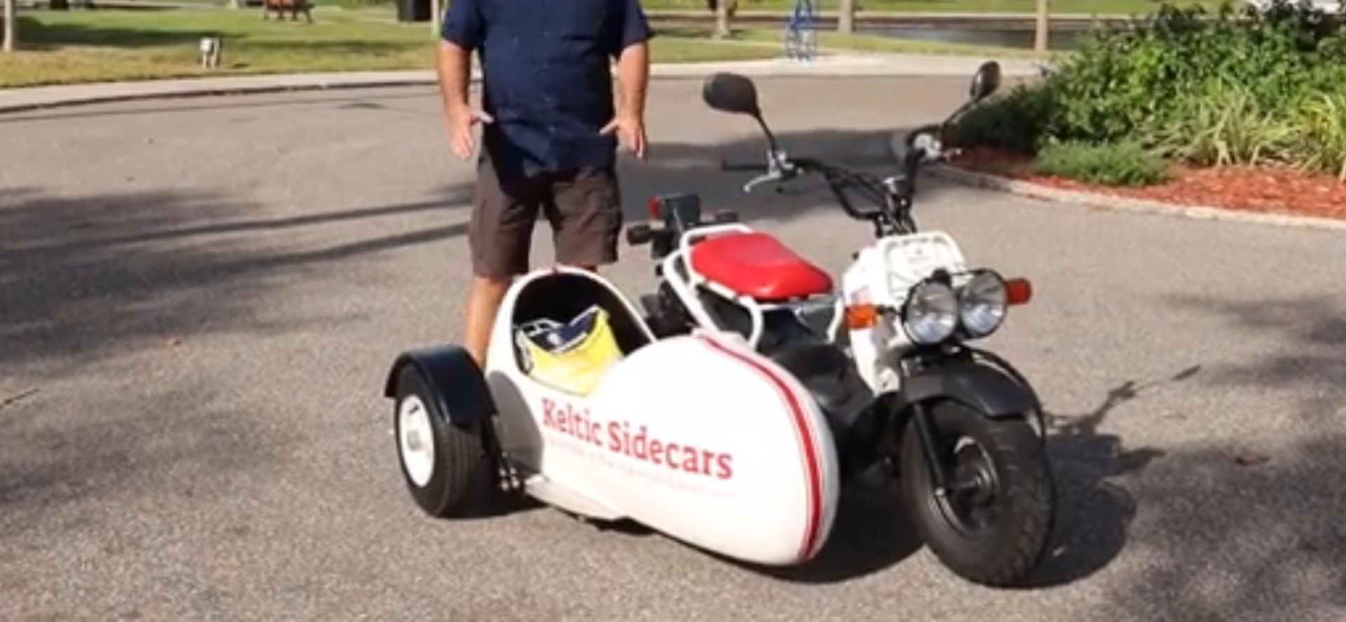 Custom Keltic SideCar For Honda Ruckus/MetRuck/Honda Bite Scooters (SIDeCAR Only) In