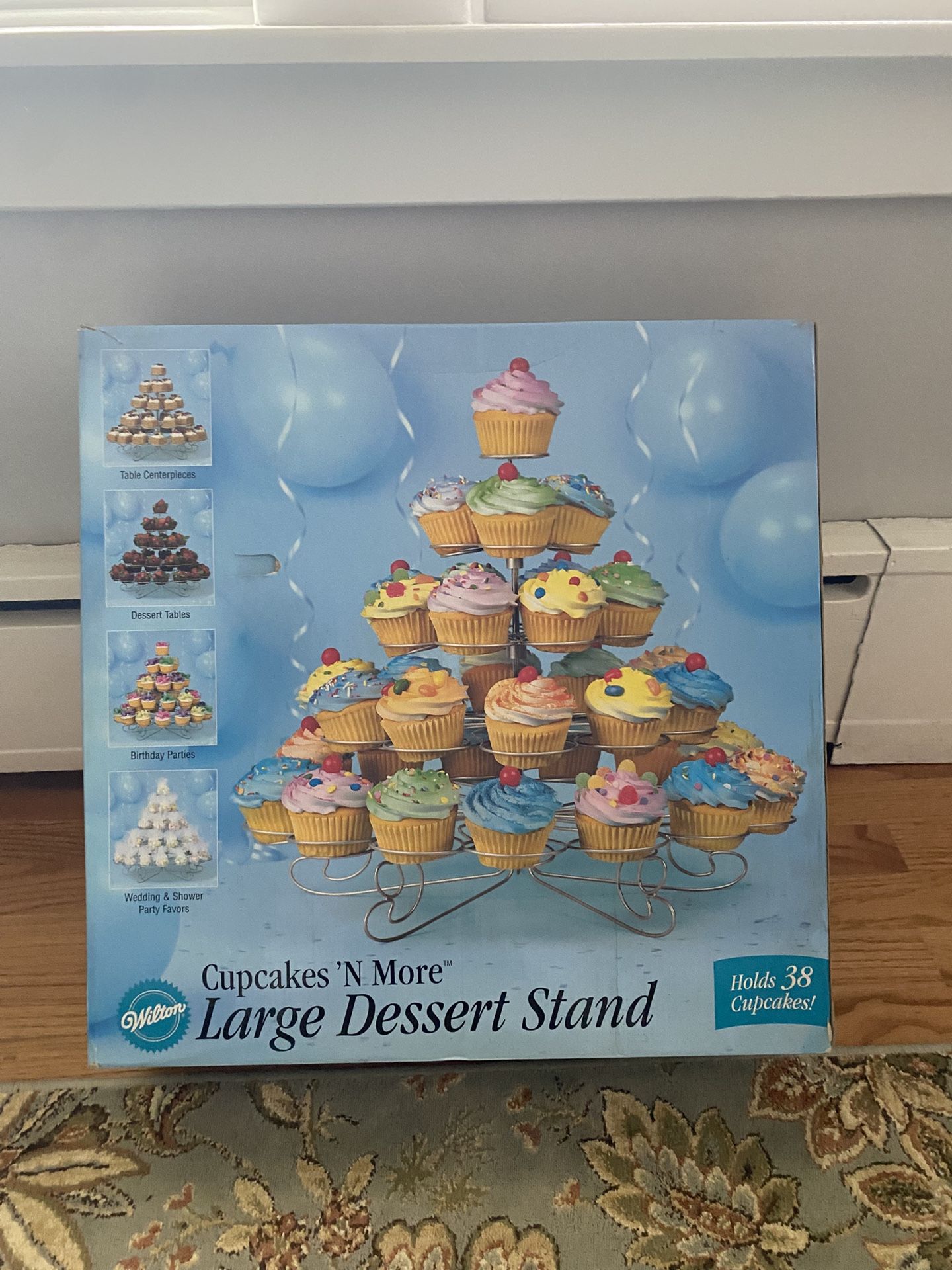 Wedding, Shower…Wilton’s Large Dessert Stand 38 Cupcakes N More