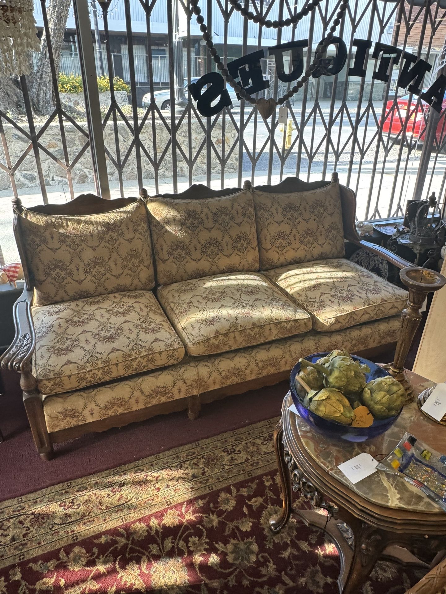 π Rare Vintage 1930s Sofa & Armchair Set β
