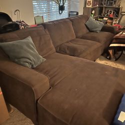 Free Brown Sectional Couch