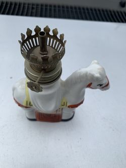 Antique kerosene horse lamp