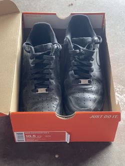 Nike Air Force Ones ( Black ) Size 10