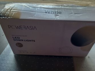 12 pack slim recesses led light 7"