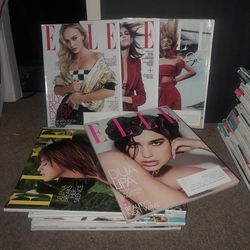 13 ELLE MAGAZINES LOT FOR 12.00 FASHION MAGAZINES