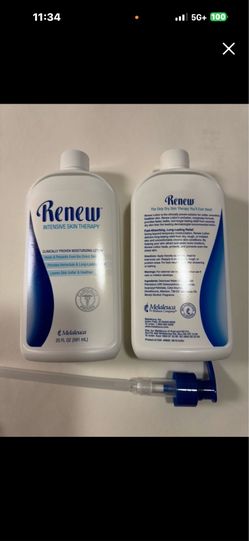 RENEW MELEULECA HAND/FOOT/BODY LOTION WITH PUMP EACH $29.00