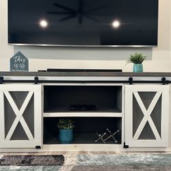 Custom Built TV Console & Coffee Table w/Storage 