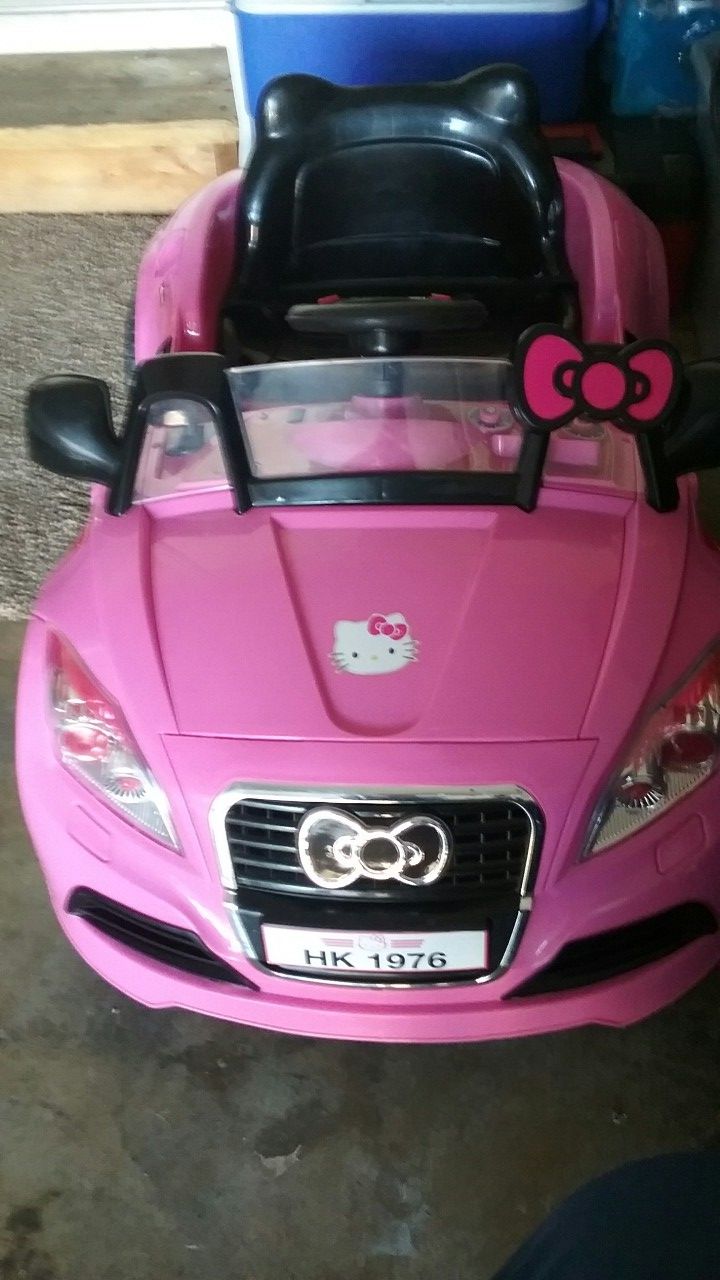 HOT PINK HELLO KITTY CONVERTIBLE