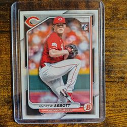 ANDREW ABBOTT ROOKIE BASEBALL CARD COLLECTION!!