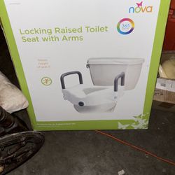 Locking Raised Toilet Seat