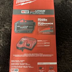 Milwaukee M18 REDLITHIUM FORGE HD12.0 Battery with Rapid Charger 