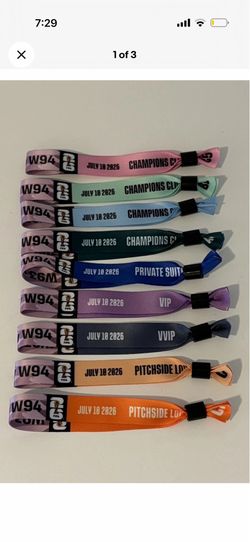 FIFA World Cup Lanyard Bracelets Set Match Day Memorabilia