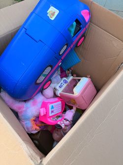 Box of free toys