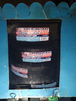 TIRE ST 225 75 15 TRAILER TIRES  Each ELMOFLES