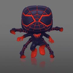 MILES MORALES (PROGRAMMABLE SUIT) (GLOWS IN THE DARK) Funko Pop GameStop Exclusive