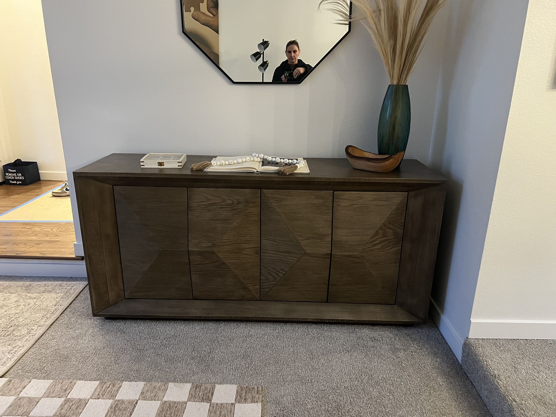 Wood Sideboard Or Entryway Table