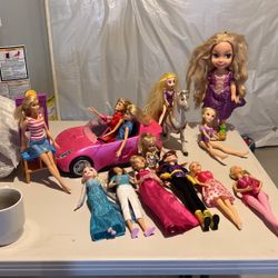 Barbie Sets And Barbies With Rapunzel 