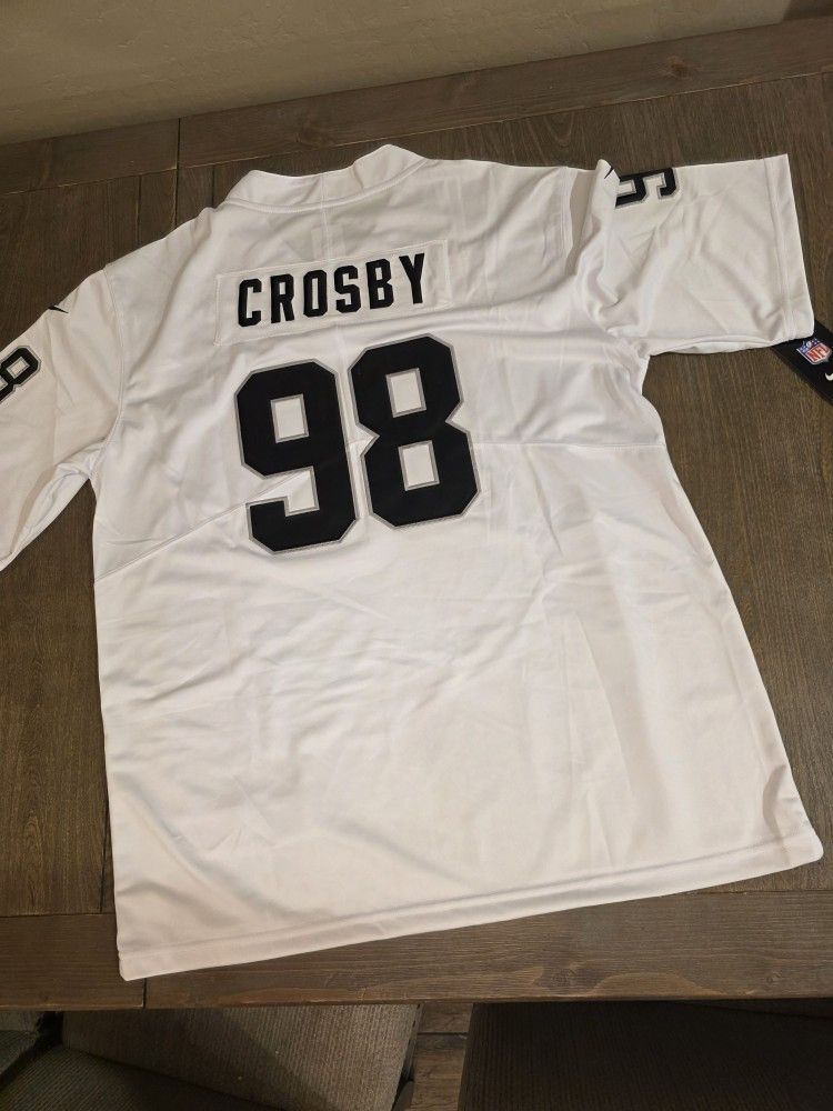 Raiders Maxx Crosby #98 Jersey – XL – New