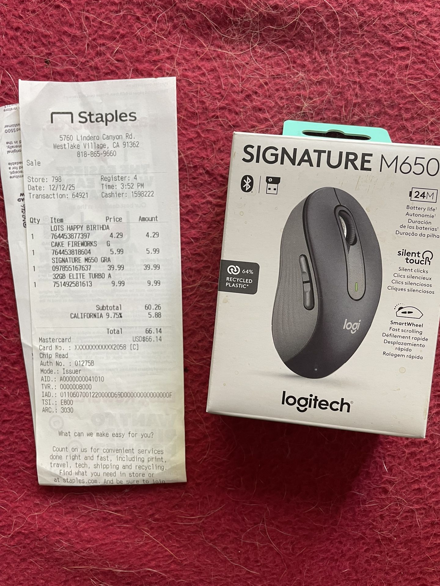 Logitech SIGNATUREM650 Wireless Mouse