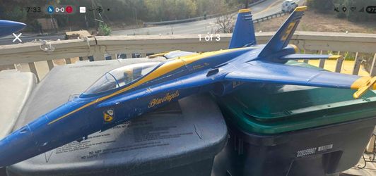 rc freewing f 18 in blue angels scheme