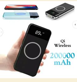 20000mAh Portable LCD Power Bank External 2-USB Battery Charger For Cell Phone