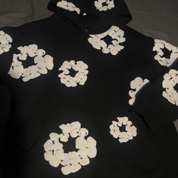 Black Denim Tear Hoodie