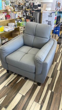 Modern Gray Upholstered Accent chair