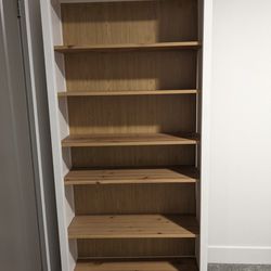 HEMNES IKEA
Bookcase, white stain/light brown