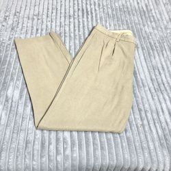 Tommy Bahama Men 38x34. 80% Silk 20% Rayon Slate Pleated Dress Slacks