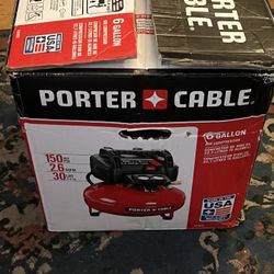 Porter-Cable 6 Gal. 150 PSI Portable Electric Pancake Air Compressor