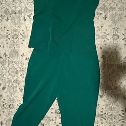 Green Mandela scrubs