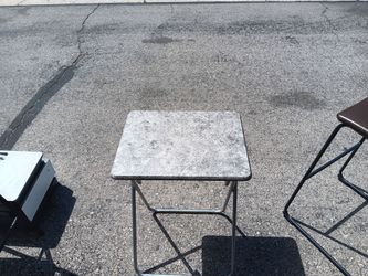 Gray Folding TV Trays
