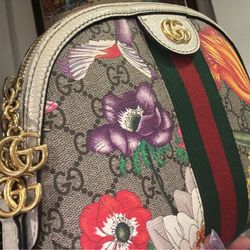 Gucci Floral Ophidia Shoulder Bag Authentic 