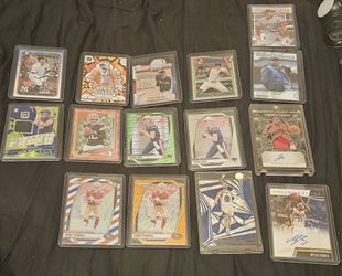 Mixed Cards.   Basketball Football Baseball Message For Price