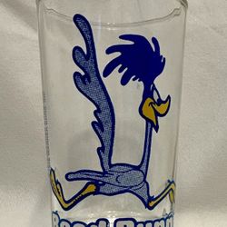 1976 Warner Bros Looney Tunes Road Runner 6oz juice glass