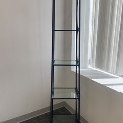 Glass and Wrought Iron Display 
