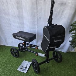 BlessReach Steerable Knee Walker Deluxe Medical Scooter for Foot Injuries Compact Crutches
